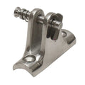 Boat Concave Base Deck Hinge - Quick-Release Pin Stainless Steel