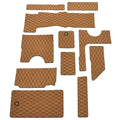 Sea Ray Boat Non Skid Cockpit Mats 2243740 - SLW 230 Mocha (kit)