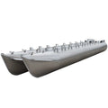 Pontoon Boat Log Float Tubes - No Strakes 22 FT X 25 Inch (set - Dent)