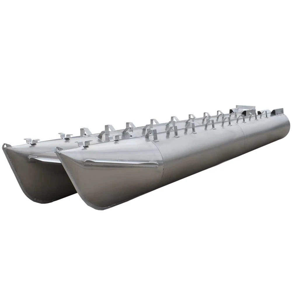 Pontoon Boat Log Float Tubes - No Strakes 22 FT X 25 Inch (set - Dent)