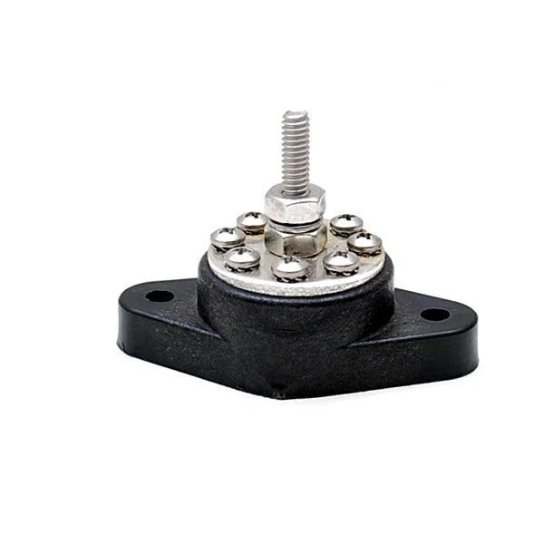 Standard Boat Junction Block - Non Feedthrough 8 Terminal 1/4-20