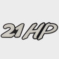 Ranger Boat Raised Emblem Decal 209970 - 21HP 2011 White Vinyl