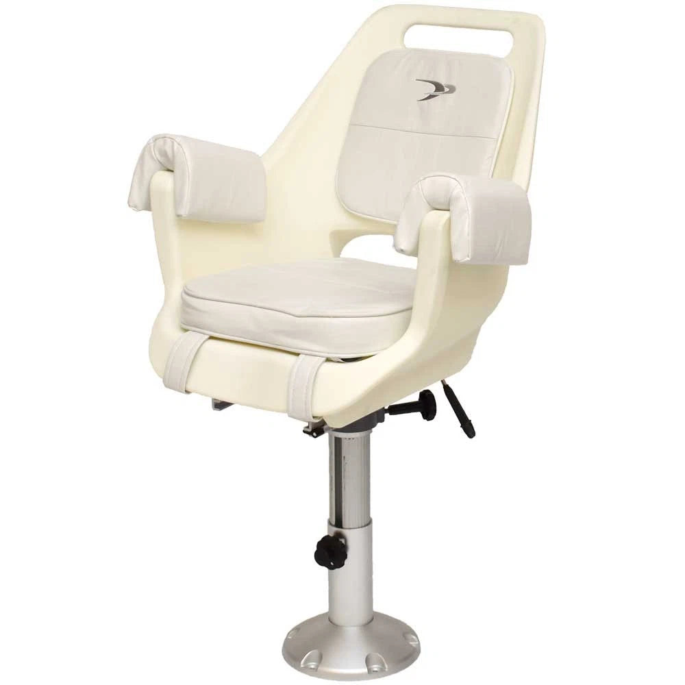 Wise Boat Deluxe Pilot Chair 8WD007-6-710 - Adjustable Pedestal/Slide
