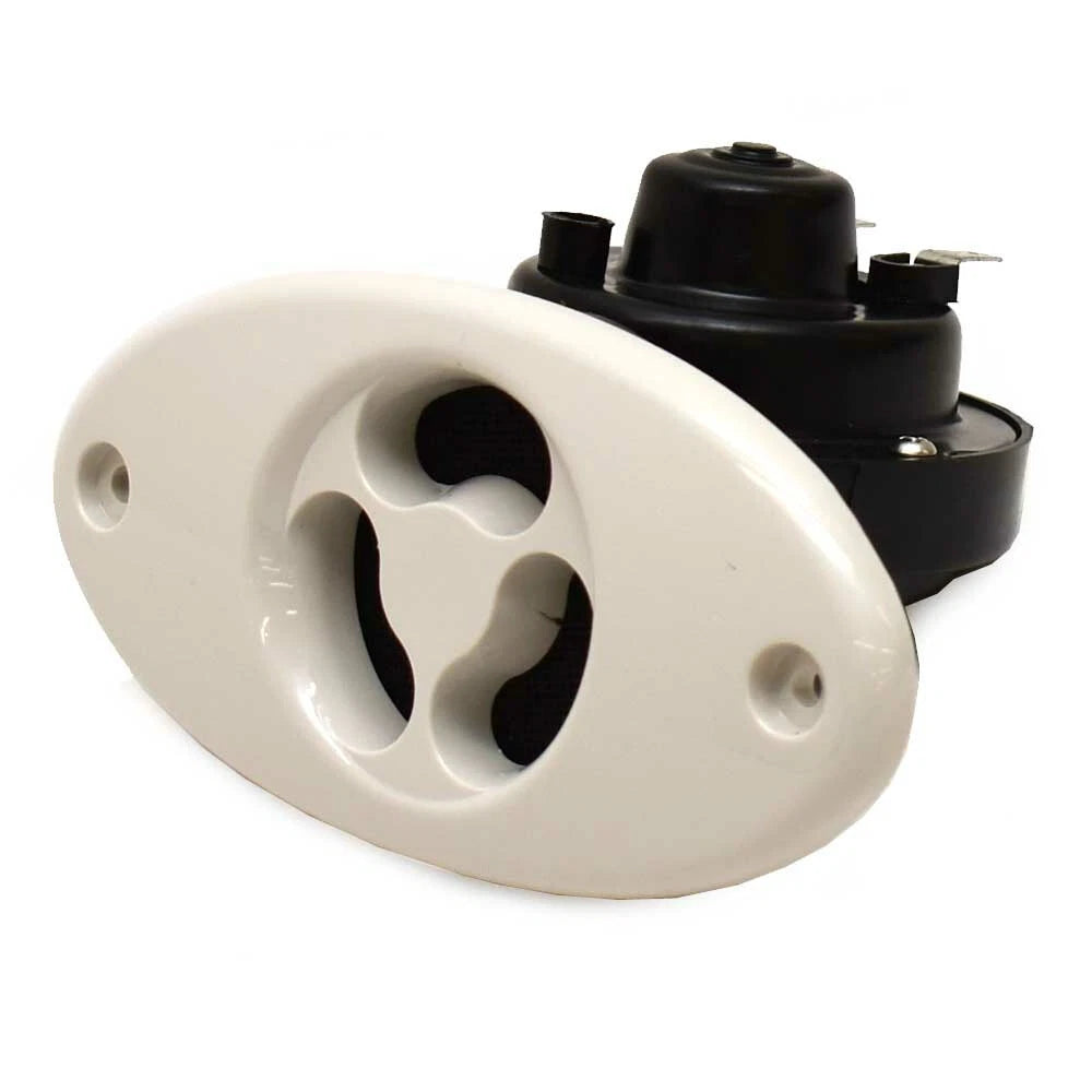 Aqua Signal Boat Horn 83401-1 - 12 Volt 510 Hz Forward Facing White