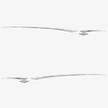 Crownline Boat Decal 22014/22015 - 47 1/8 Inch Silver Black (set of 2)