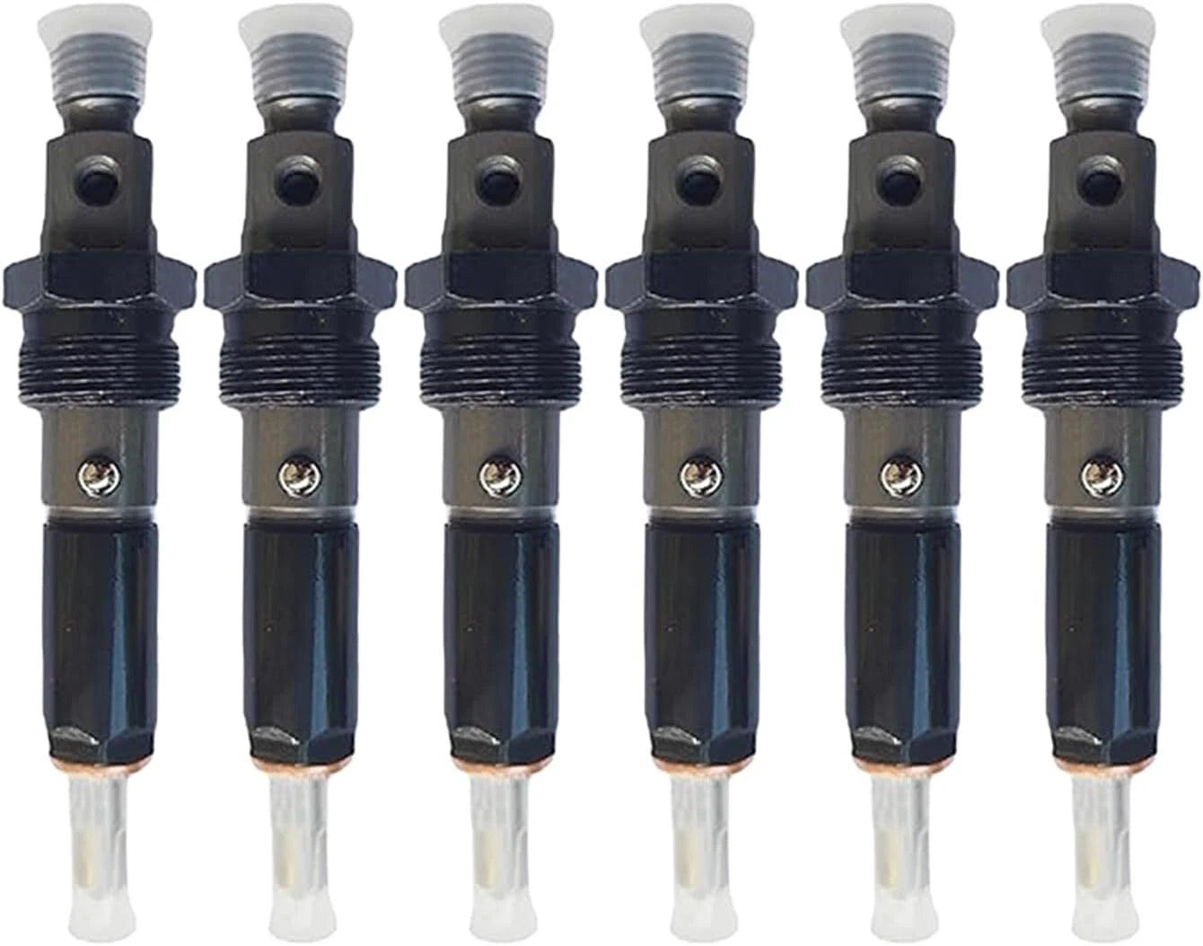 6Pcs Fuel Injector 0432133787 for Cummins 6BT5.9 6BTAA Diesel Engine 330 Marine