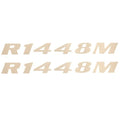 Lowe Boat Emblem Decal Stickers 134404-01 - Roughneck 1448M Tan (pair)