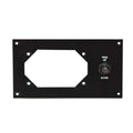 Lowe Boat Trim Switch Panel 2185389 - 6 1/2 X 3 1/2 Inch Black Plastic
