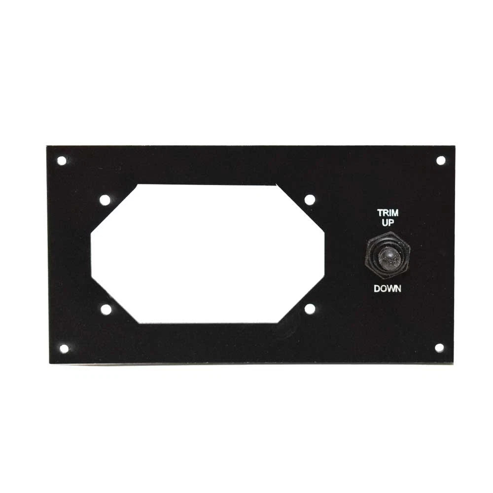 Lowe Boat Trim Switch Panel 2185389 - 6 1/2 X 3 1/2 Inch Black Plastic