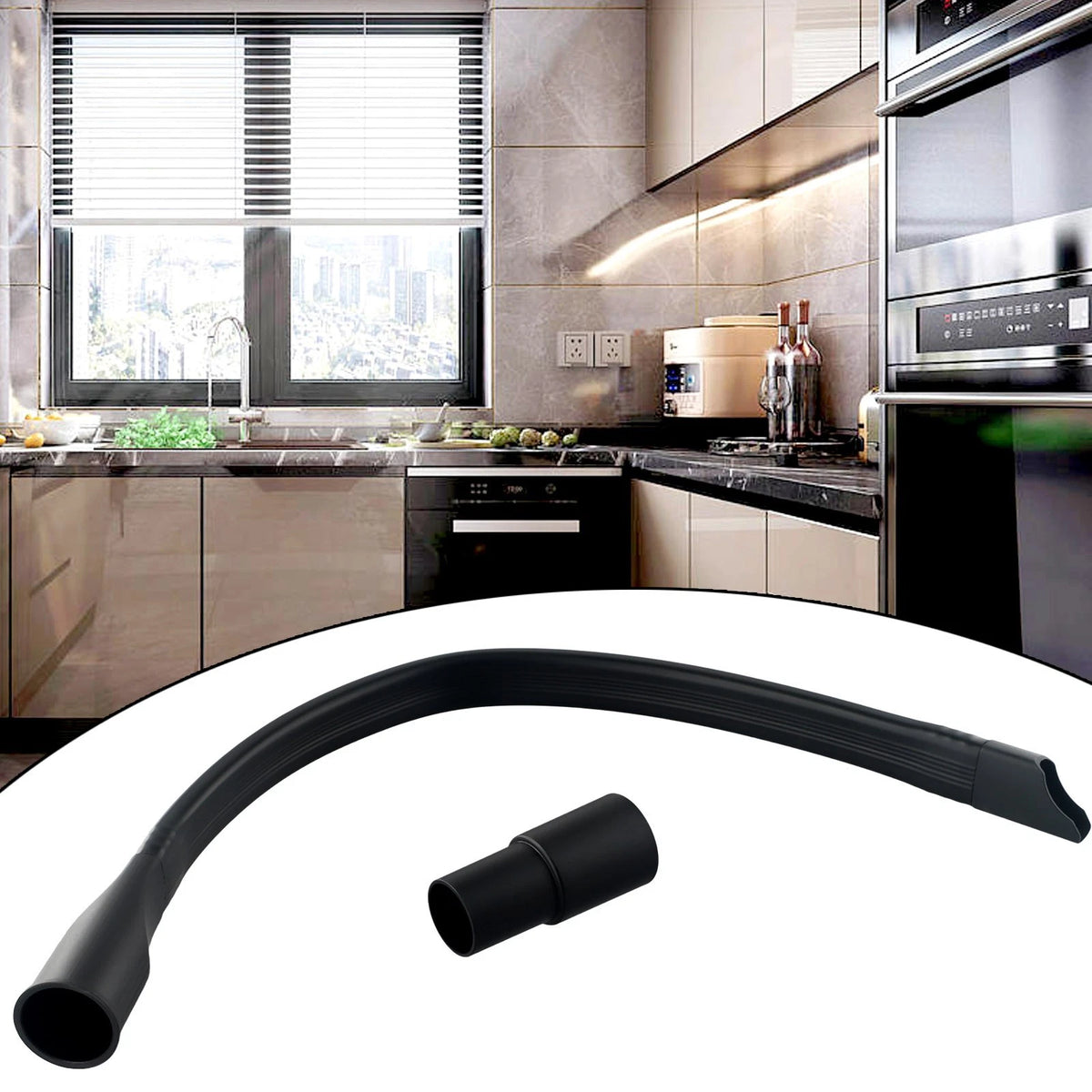 Adapter 1 Set 35mm Exquisite Extra Long Flexible Crevice Tool Hose Tool