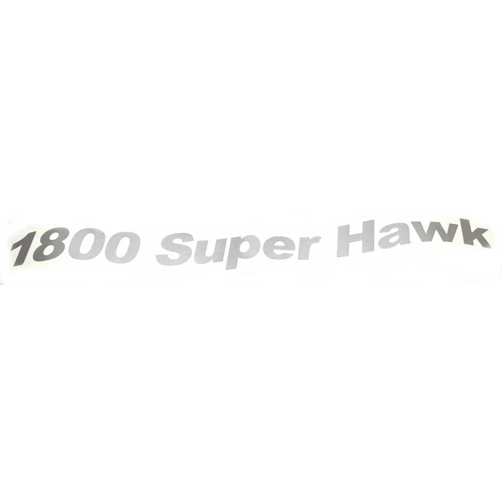 Crestliner Boat Decal 2007465 - 1800 Super Hawk Metallic Silver