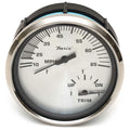Faria Beede Boat Multifunction Gauge GS0017E - Spun Silver 4 3/8 Inch