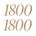 Crestliner Boat Decal Stickers - 1800 Gold 3 1/2 X 1 3/8 Inch (pair)