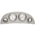 Lund Boat Gauge Panel 2109111 - 16 7/8 X 6 1/8 Inch Spun Silver Series