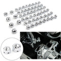 Engine Bolt Cap Set for Harley Road King Electra Glide 1999-16 FLHX FLHTK Chrome