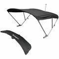 Ranger Pontoon Boat Power Bimini Top - 2500LS Black 102-104 Inch