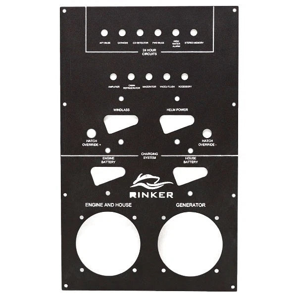 Rinker Boat Breaker Panel Blank 63334 - 10 X 16 Inch Black