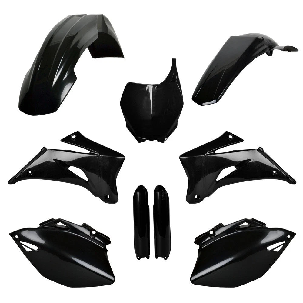 POLISPORT PLASTIC KIT YAMAHA YZ250F 2008-2009, YZ450F 2008-2009, BLACK