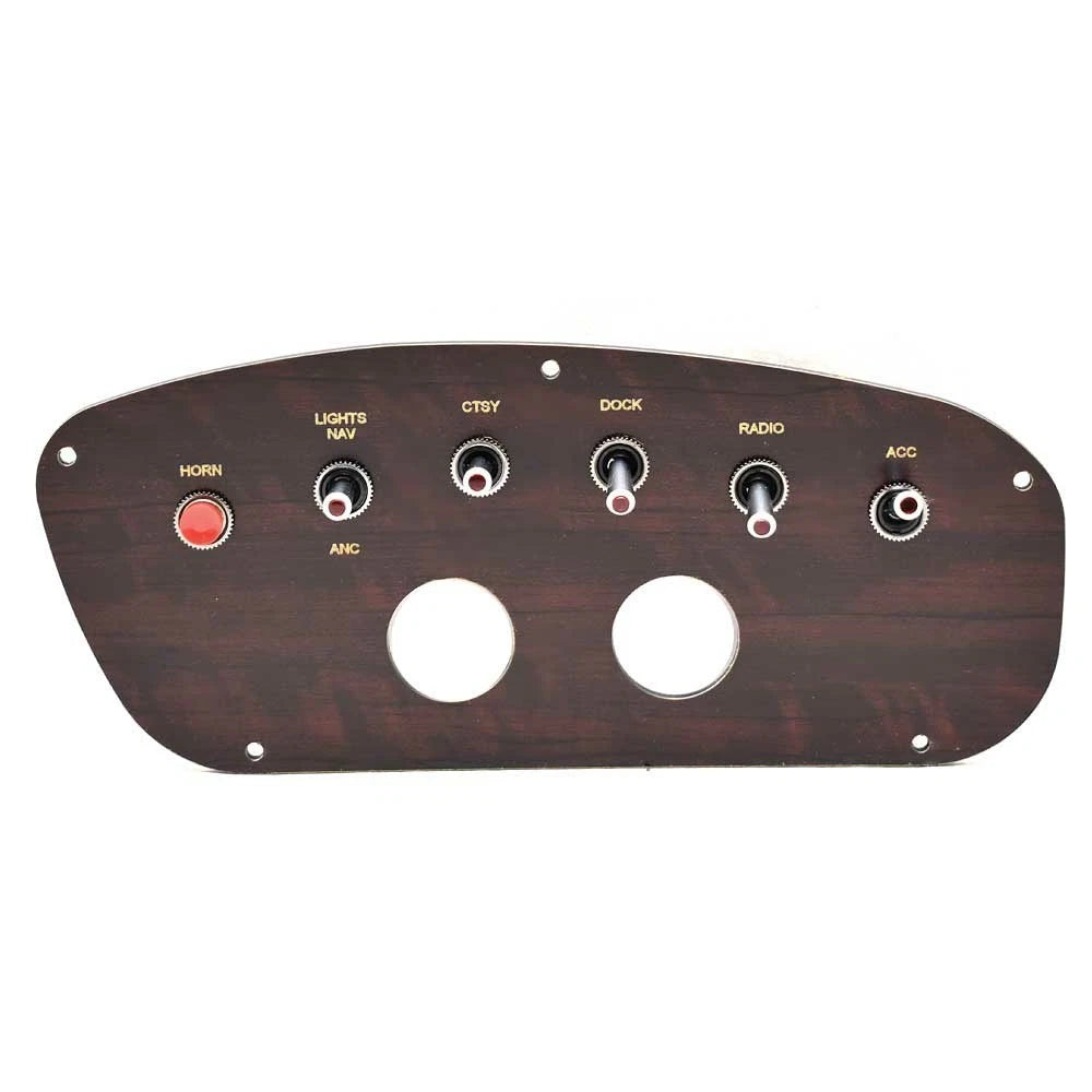 Misty Harbor Boat Toggle Switch Panel F33600186617 - 10 X 4 3/8 Inch