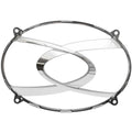 Boat Speaker Grille Cover - 6 1/4 Inch Silver Plastic