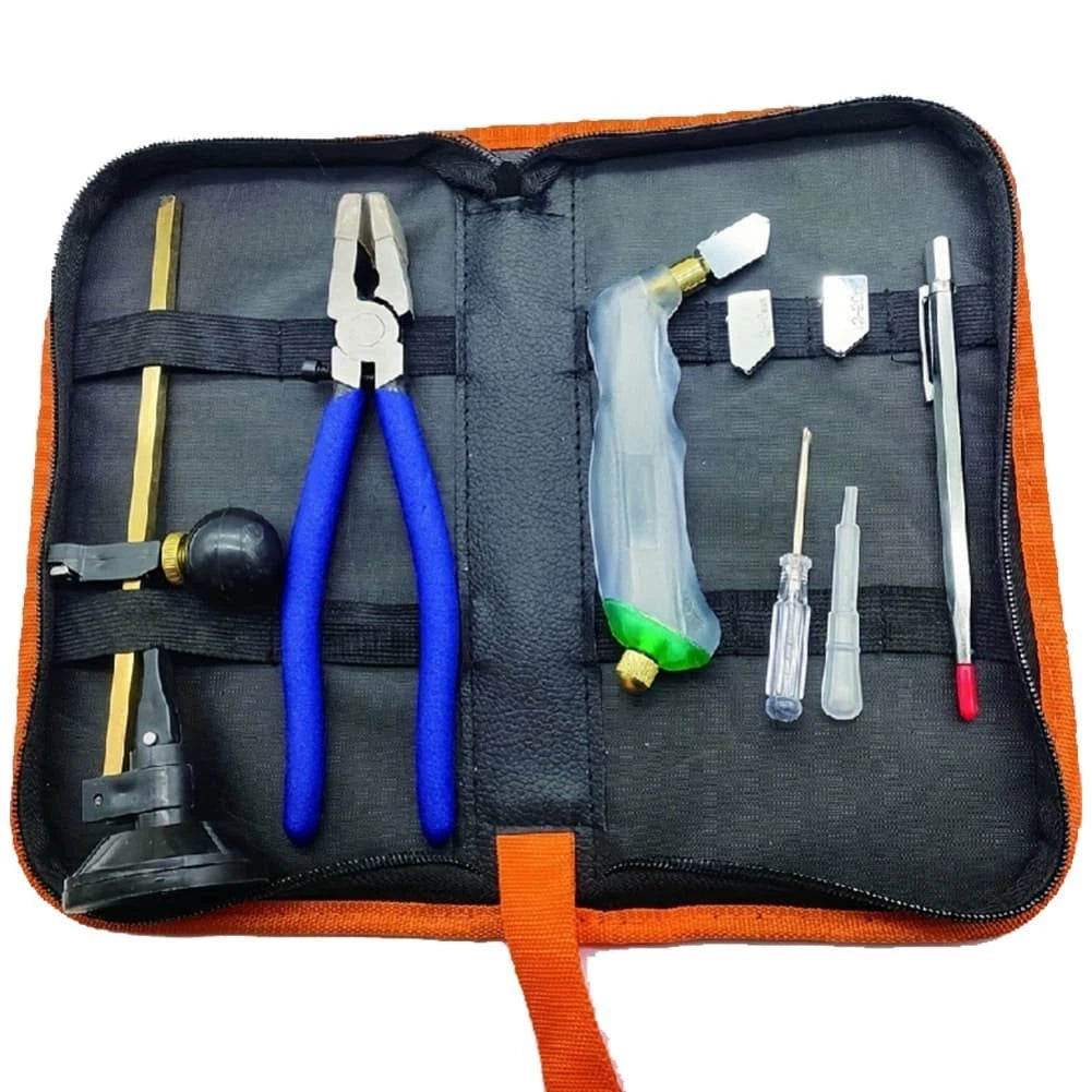 Precision Adjustable Glass Pliers and Cutter Kit for Craft and for DIY Use