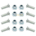 8PCS Wheel Nut and Studs for Polaris ATV UTV 7515513 7547211 7542459 7547237