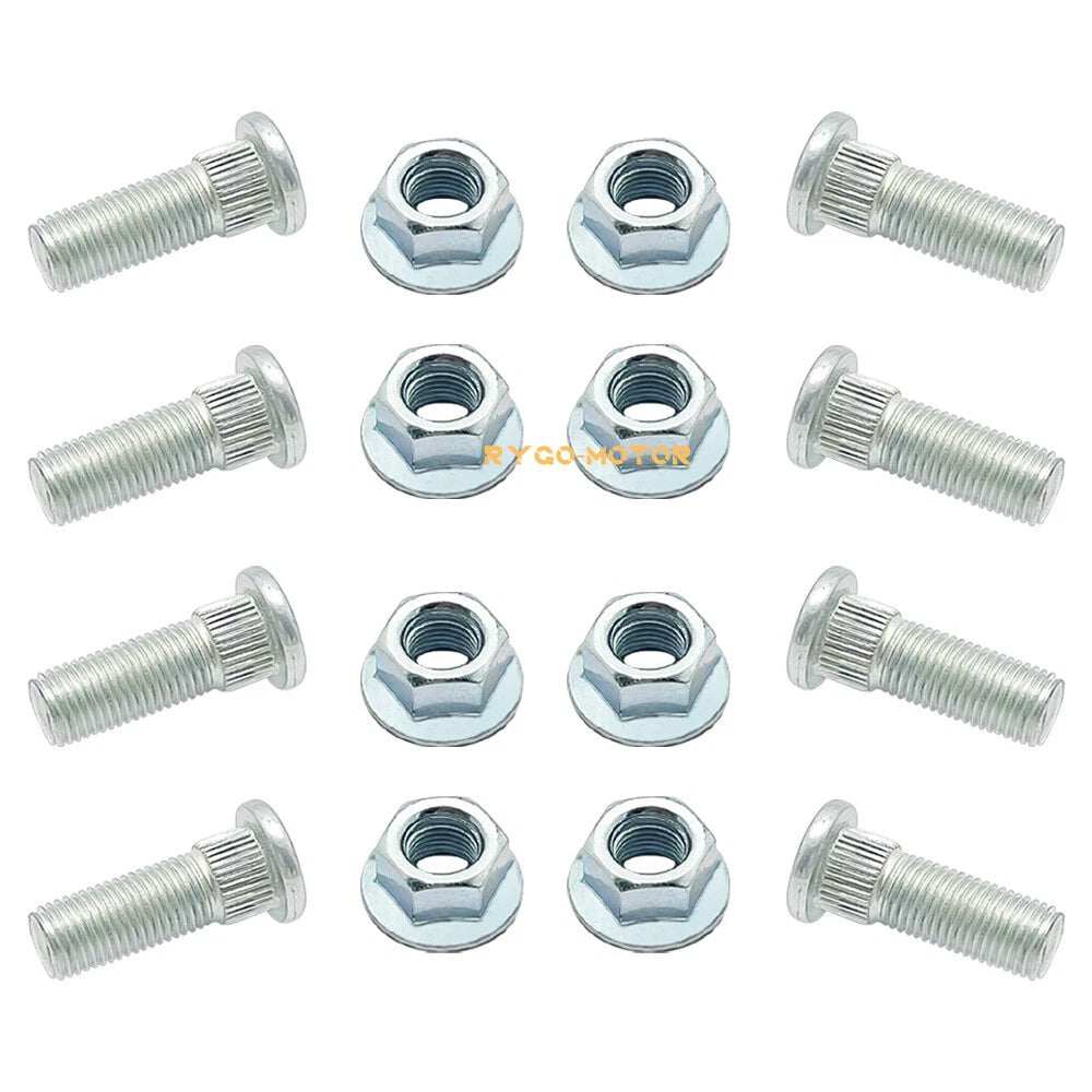 8PCS Wheel Nut and Studs for Polaris ATV UTV 7515513 7547211 7542459 7547237