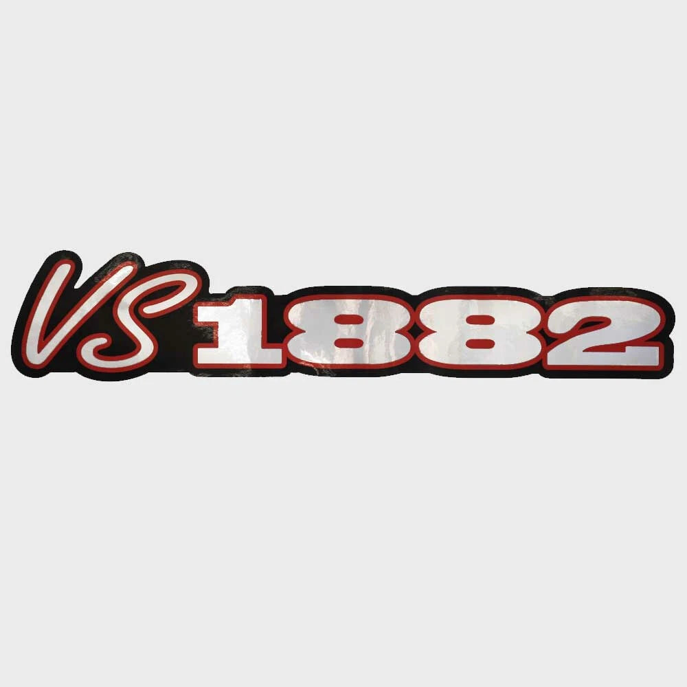 Ranger Boat Model VS1882 Decal 322073 - Black Red Silver Sticker