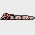 Ranger Boat Model RT198P Decal 322063 - Black Red Silver Sticker