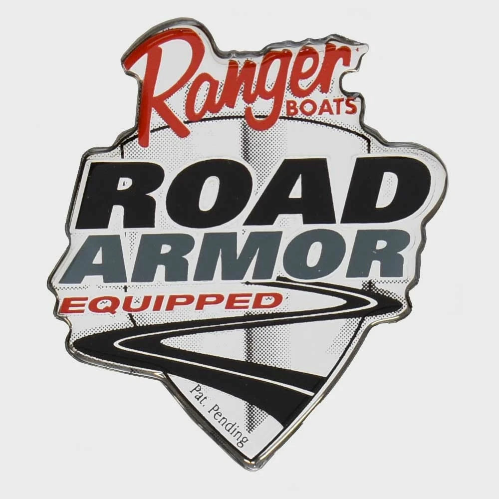 Ranger Boat Raised Emblem Decal 7604408 - Road Armor Mirrored Sticker