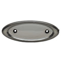 Tracker Boat Oval Bezel 205069 - Faux Chrome Mirror 6 3/8 X 2 1/2 Inch