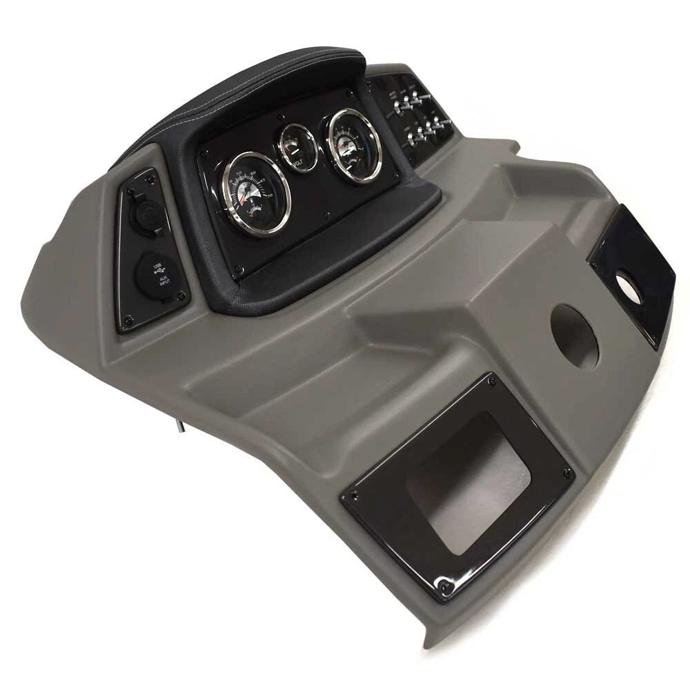 Lowe Boat Dash Console Panel 2249445 - Teleflex Mercury 32 Inch Gray
