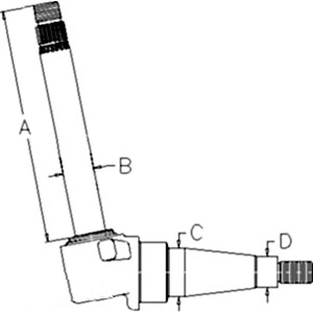 Spindle - Right Hand or Left Hand Fits International Fits Case IH 1660 1315374C2