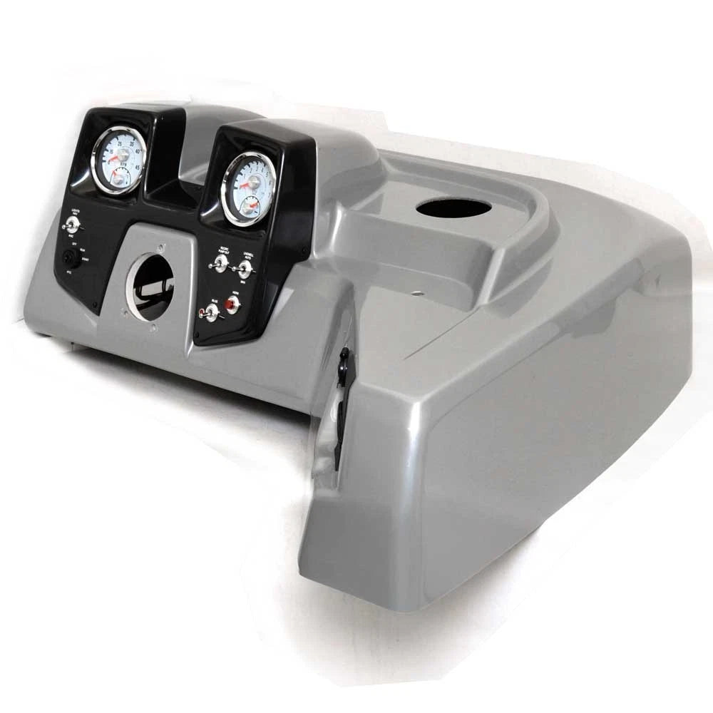 Tracker Boat Dash Console Panel 307954 - 32 3/8 X 13 5/8 Inch Silver