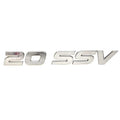 Supra Boat Lettering Decal 107167 - Launch 20 SSV Silver Polished
