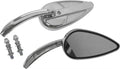 HARDDRIVE Vintage Chrome Side Mirrors for Harley Davidson 2014-2017