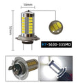 2pcs Motorcycle LED Headlight Fog Light 33 for SMD 6000K White High Brightness