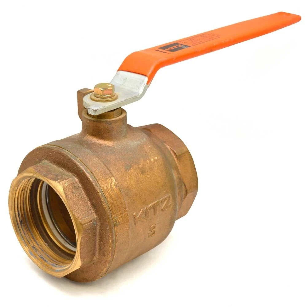 Kitz Boat Ball Valve - 3 1/4 Inch Brass 600 WOG