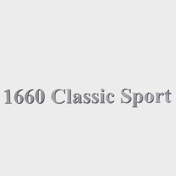 Lund Boat 1660 Classic Decal 1986370 - 19 X 2 1/4 Inch Metallic Silver