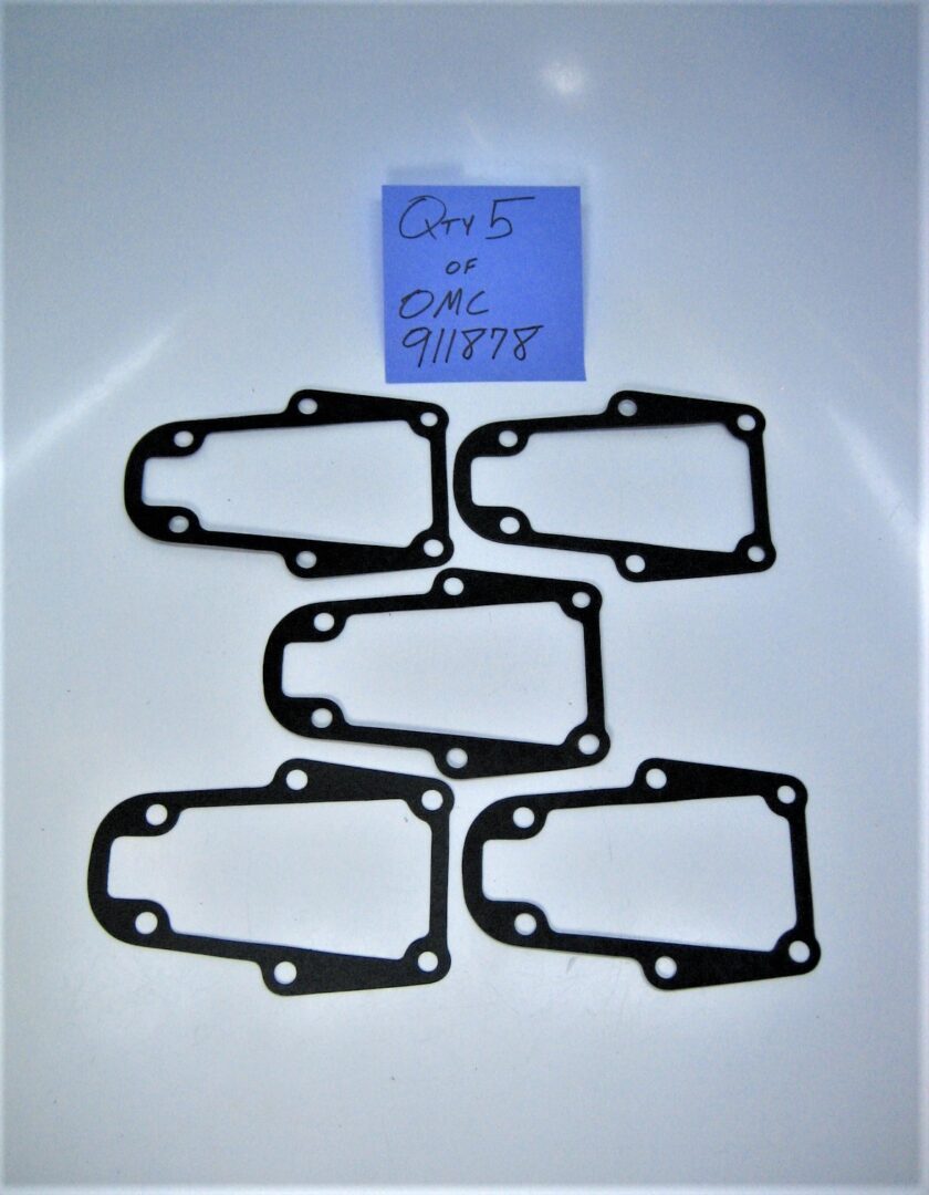 OMC 911878 *5 Pack OEM Cobra Sterndrive Shift Rod Gaskets