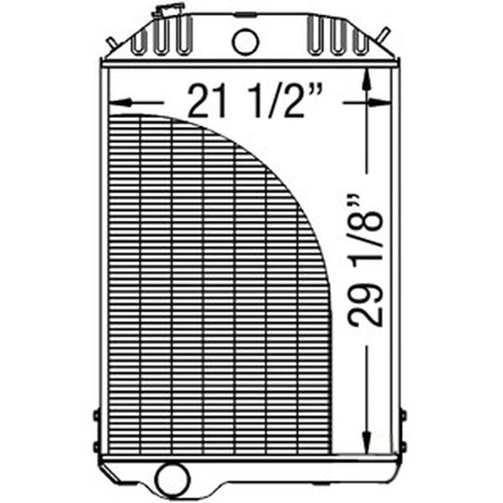 R2198 Radiator Fits John Deere