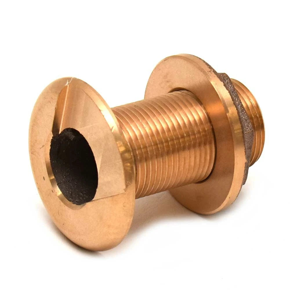 Groco Boat High Speed Thru Hull TH-100-HS - Chaparral 1 1/4 Inch Bronze
