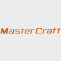 MasterCraft Boat Raised Decal Sticker 758002 - Orange Silver 53 X 5 in