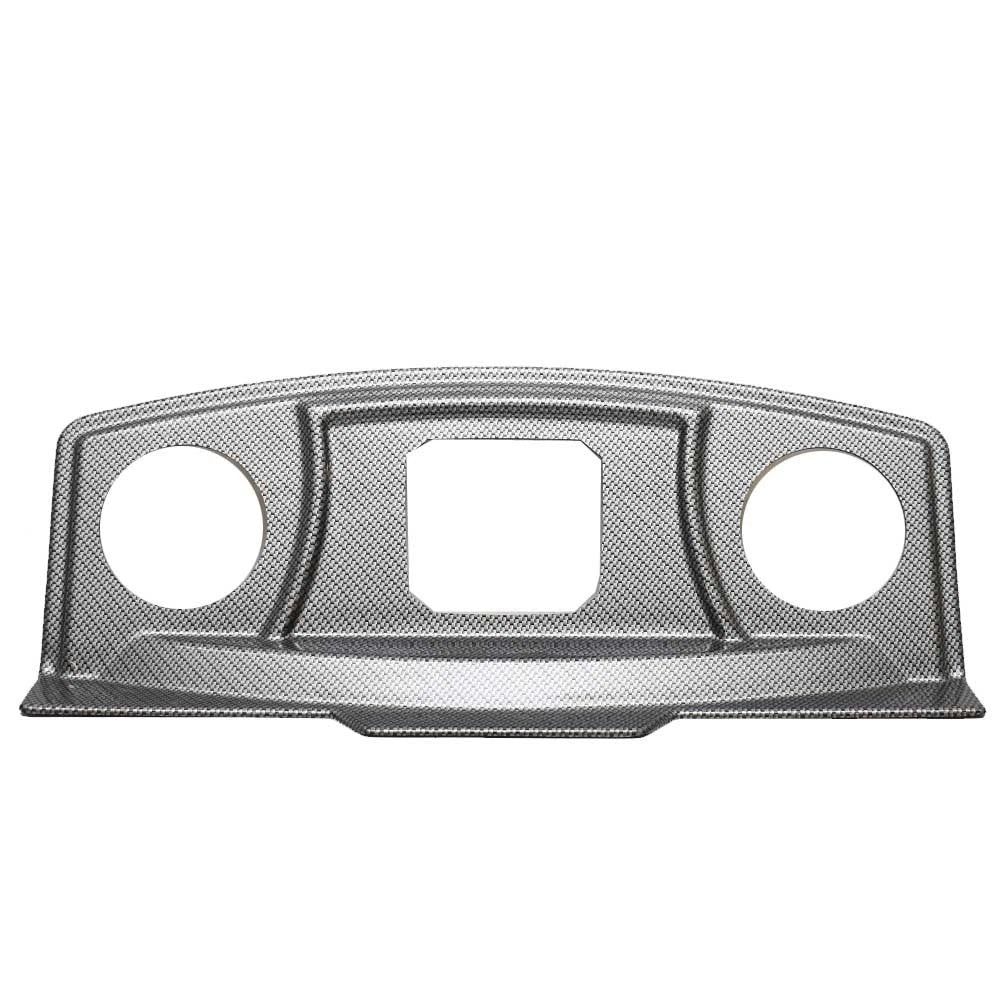 Premier Pontoon Boat Gauge Dash Panel 7-4636-2 - Silver Plastic Blank