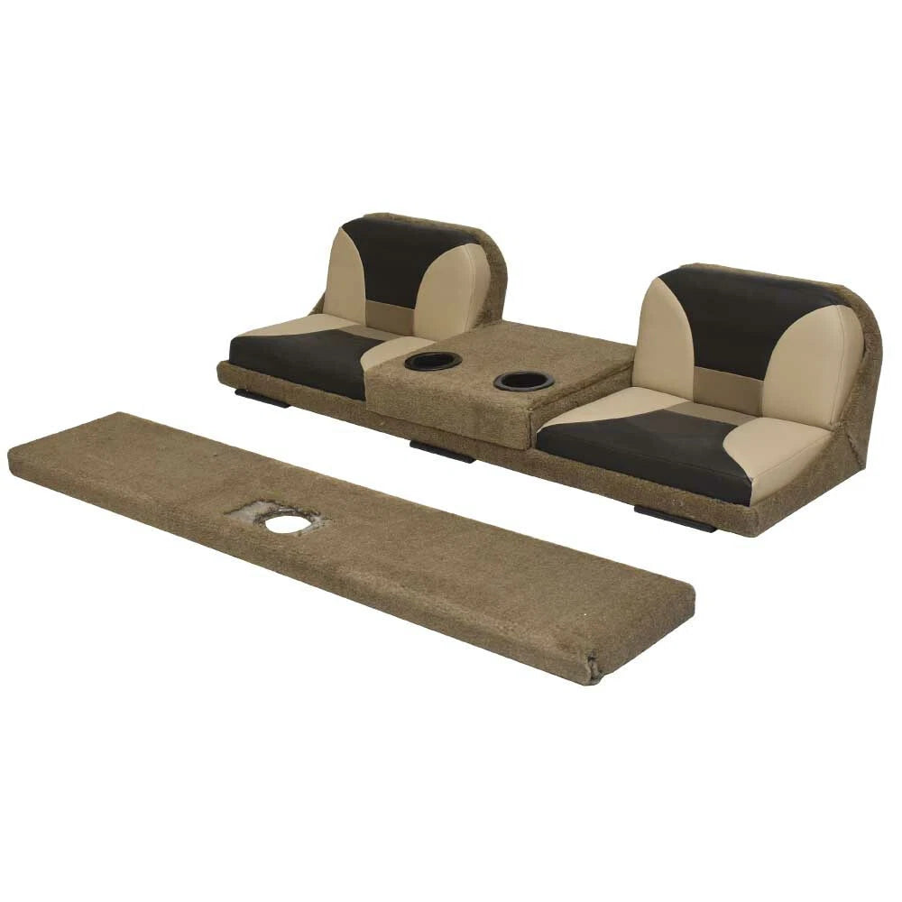 G3 Boat Flip Deck Seat 73291081 - V178 Transom Bench Beige Brown