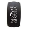 Boat Rocker Switch Cover - Front Bilge - Rear Bilge Actuator