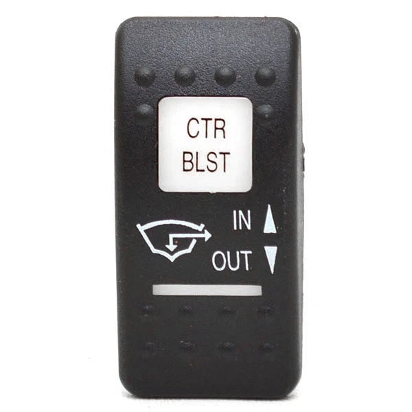 Carling Boat Rocker Switch Actuator Cover - Black CTR BLST