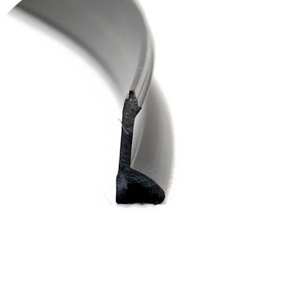 Boat T Trim Edge Molding - 5/16 X 11/16 Inch Flexible Black (FT)