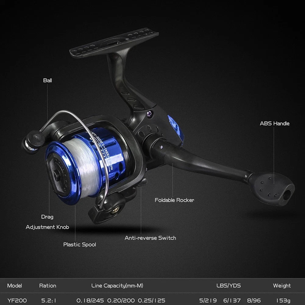Smooth Operation Fishing Reel 5 for 2 1 Gear Ratio Ideal for All Techniques