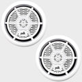 Polk Audio Boat Coaxial Speaker UMS66W - ASA Electronics 6.6 Inch (pair)